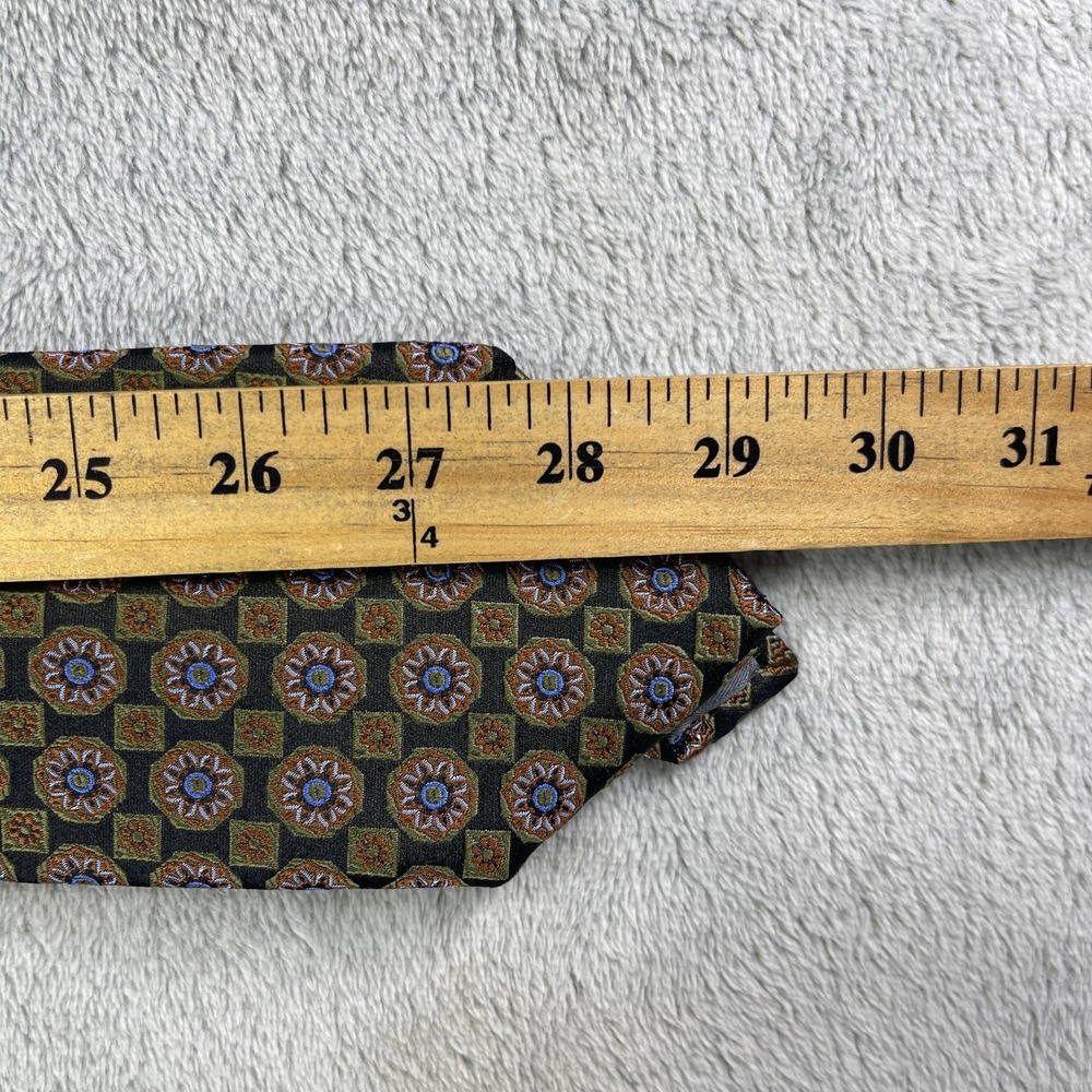 Robert Talbott Silk Tie Men OS Multi Geometric Medallion Best of Class - Picture 7 of 9